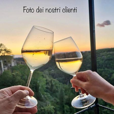 Apartament La Sorpresa Sul Bastione With Panoramic Balcony Pitigliano Zewnętrze zdjęcie