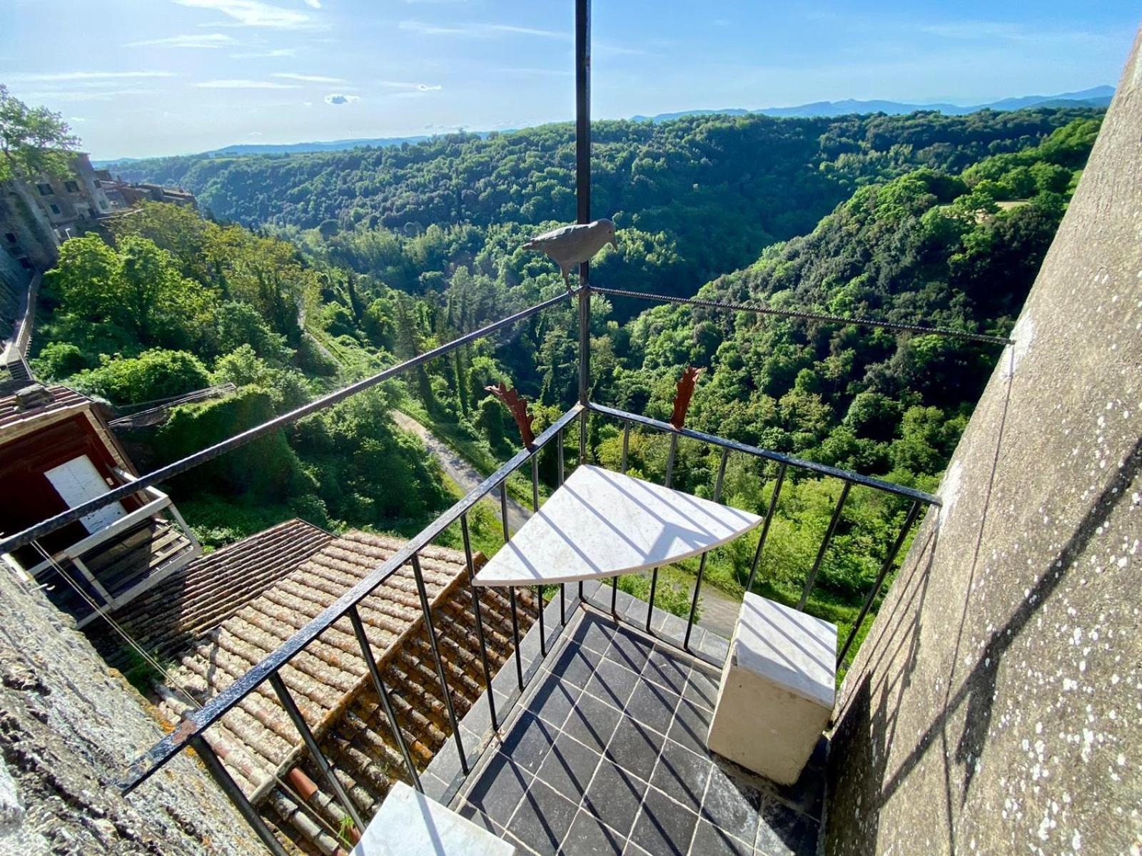 Apartament La Sorpresa Sul Bastione With Panoramic Balcony Pitigliano Zewnętrze zdjęcie